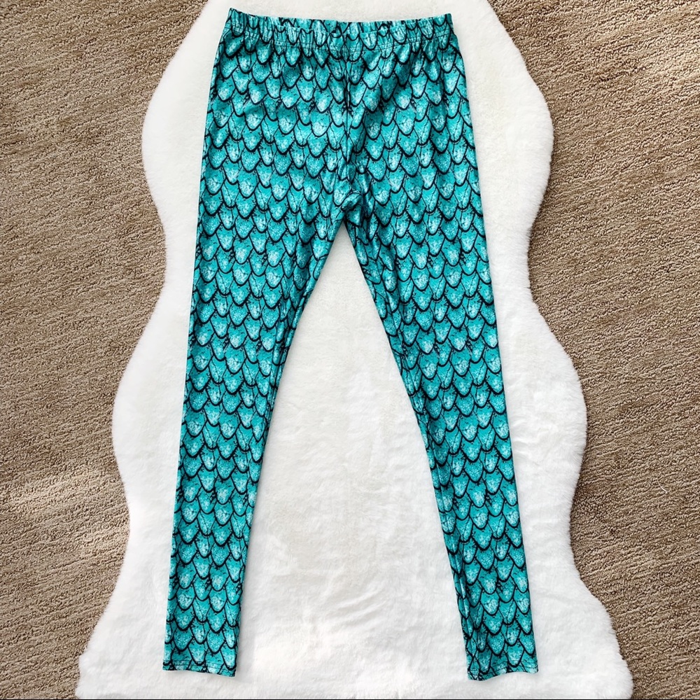 Mermaid Leggings Sz S - Picture 3 of 8